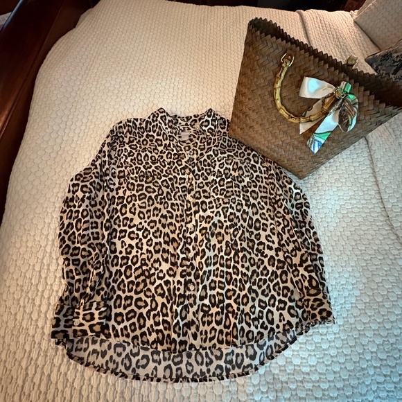 Chico's, size 3, animal print, very soft, MODAL, RAYON, AND SPANDEX - Picture 1 of 4